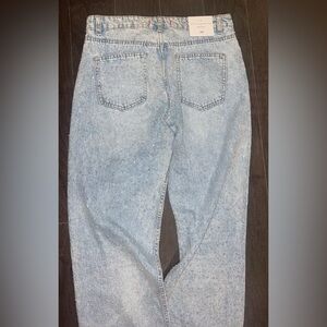 mid waist shimmer jeans zw zara collection